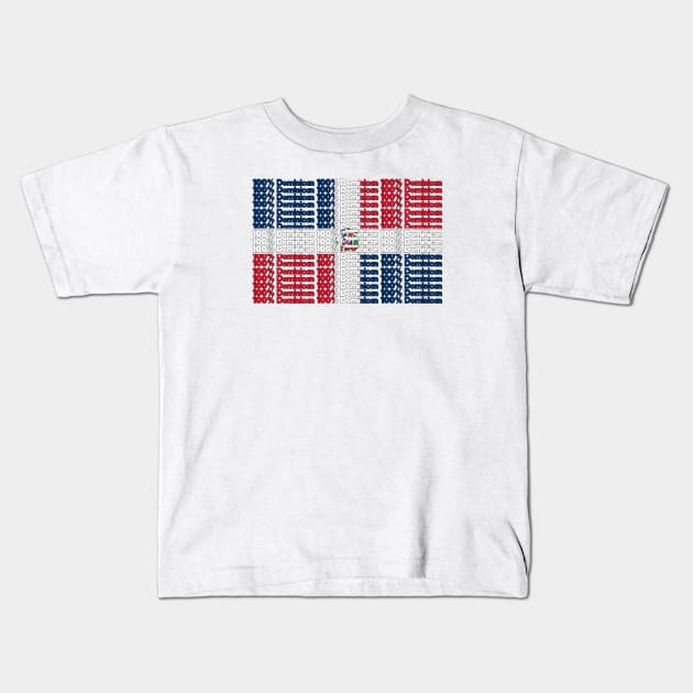 100% Dominican Kids T-Shirt by MiamiTees305